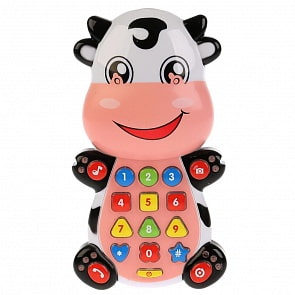 Обучающий телефон-проектор, 26 стихов и песен А. Барто, учим цифры и формы (Умка, T48-D3276-R)