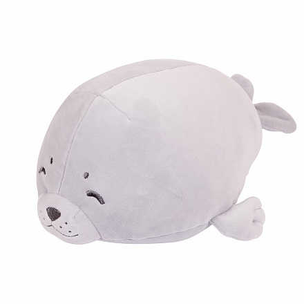 Мягкая игрушка – Морской котик, серый, 27 см 