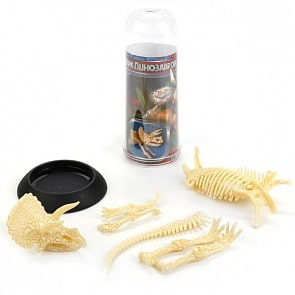 Сборные фигурки  - Скелет динозавра в тубе (Играем вместе, Z5AH521-1sim)