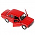 Модель легкового автомобиля - Ваз 2106 Жигули, инерционная, открываются двери, 12 см, красная  - миниатюра №2