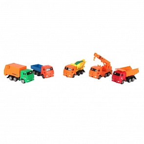 Строительная техника - КАМАЗ 66, масштаб 1:72 (Технопарк, CT12-439-WB) (ассортимент)