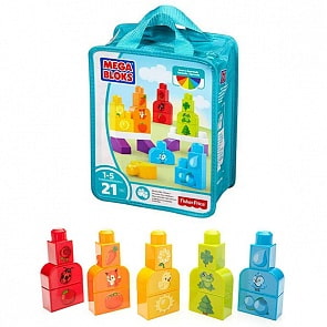 Обучающий конструктор Mega Bloks - Изучаем цвета (Mattel, DXH33)