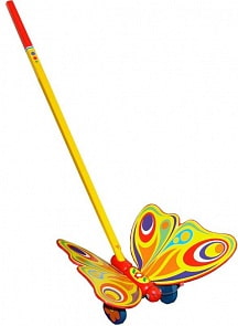 Каталка - Бабочка (ТулИгрушка, С8-1)