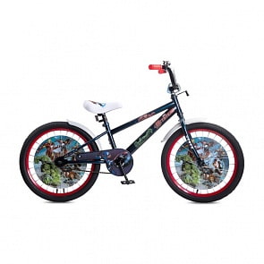Детский велосипед Marvel Мстители, колеса 20", стальная рама и обода, ножной тормоз (Navigator, ВН20194)