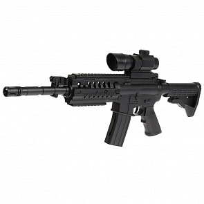 Автомат с лазерным и оптическим прицелом, глушителем (1B01557)