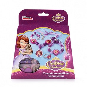 Набор Disney София Прекрасная - Создай волшебные украшения (Multiart, GLS-DB007-SFsim) 