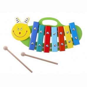 Ксилофон – Улитка. 7 нот, окрашенный (Alatoys, КС0701)