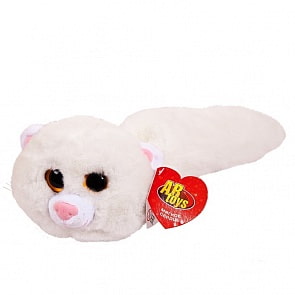 Мягкая игрушка - Кошка белая, 40 см (ABtoys, M2046)