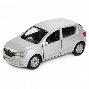 Металлическая инерционная модель - Renault Sandero, микс 12 см (Технопарк, SB-17-61-RS(N)-WBsim)