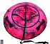 Санки надувные – Тюбинг Созвездие, розовое, 105 см  - миниатюра №1