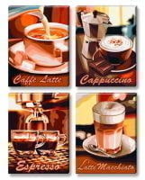 Кофе 4 картины, 18х24 см (Schipper, 9340553)