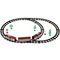 Железная дорога Скоростной пассажирский поезд 308 см со светом и аксессуарами (Играем вместе, 1512B236-R1) - миниатюра