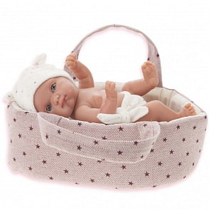 Кукла Пепита в фиолетовой корзине, 21 см (Munecas Antonio, 3901V)