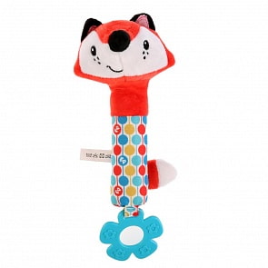 Пищалка с прорезывателем Fisher Price - Лиса (Умка, GH73092)