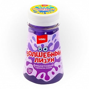 Лизун волшебный, фиолетовый с ароматом вишни, 120 мл (Lori, Лз-013)