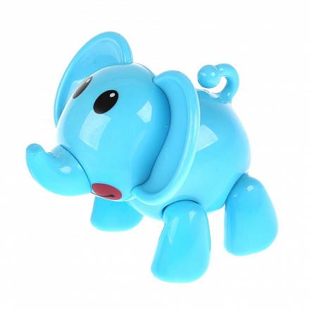 Развивающая крутилка Слон, синий цвет 