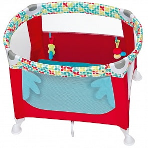 Детский складной манеж - Zoom, красный (Safety 1st, 25076430)