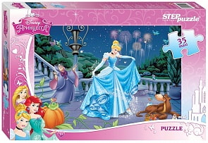 Пазл MAXI Золушка Disney, 35 элементов (Step Puzzle, 91218)