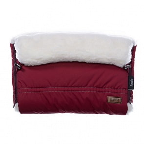 Муфта меховая для коляски Nuovita Alpino Bianco Bordo/Бордовый (Nuovita, NUO-mALPB_1947)