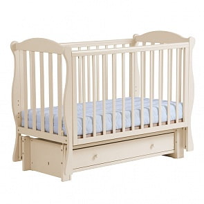 Кровать маятниковая продольная КУБАНОЧКА БИ 42.3 Кубаночка-6 (слоновая кость)