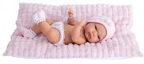 Кукла младенец Жасмин в розовой одежде, 33 см (Munecas Antonio Juan, 6006p)