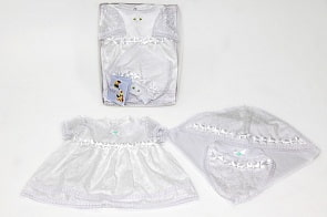 Крестильный набор для девочки, 3 предмета (Labeillebaby, 94003719)
