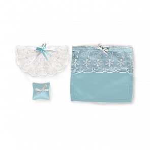 Набор текстиля для дома - Одним прекрасным утром™ - Голубое небо, шторы, покрывало для кровати, подушки (ЯиГрушка, 59645-1st)