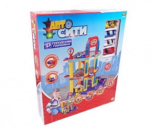 Парковка 3 уровня с лифтом, машинками и аксессуарами (ABtoys, PT-01019)