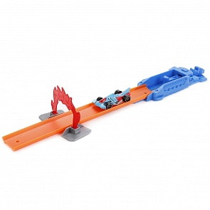 Мини трек с ускоряющей петлей 360 и металлической машинкой, 7,5 см (Технопарк, S2691-R)