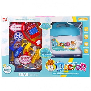 Набор - Медвежонок-доктор, 17 предметов (Наша Игрушка, 8124-3)