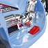 Мотоцикл Bugati на аккумуляторе, голубой, свет и звук  - миниатюра №3