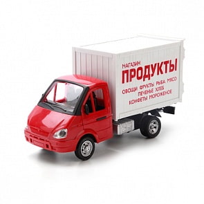 Инерционная машина Газель "Продукты", свет, звук (Технопарк, A071-H11007-J006sim)