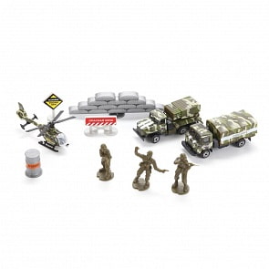 Набор военной техники металлический, 1:72, с аксессуарами (Технопарк, SB-13-07sim)