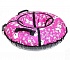 Санки надувные – Тюбинг RT Собачки на розовом, 118 см  - миниатюра №1