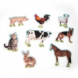 Макси-пазлы - Домашние животные, 8 развивающих картинок (Умка, 4690590110089sim) - миниатюра