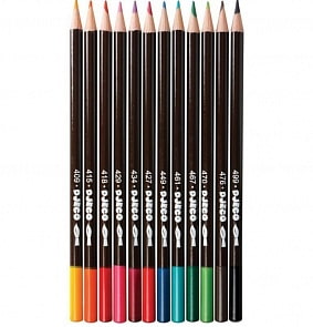 Набор акварельных карандашей, 12 цветов (Djeco, 08824k)