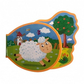 Книжка-игрушка. Кто как говорит? Ферма (Malamalama, 68214)