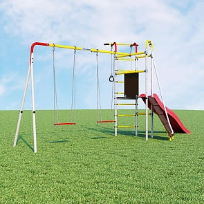 Дачный комплекс - Островок Плюс с фанерными качелями Romana R 103.09.04 (Romana, СГ000004309)