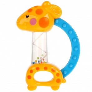 Развивающая игрушка погремушка Жираф с прорезывателем, разные цвета (Умка, 1612M095-Y1) (ассортимент)