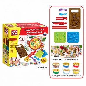Набор для лепки - Маленький шеф (ТМ Let`s play, 36736)