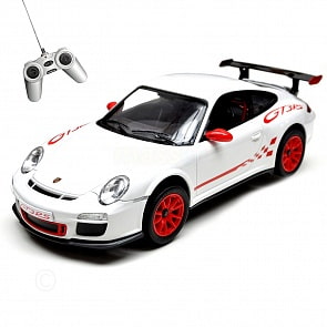 Машина на р/у - Porsche GT3 RS, белый, 1:24, 18 см (Rastar, 39900W)