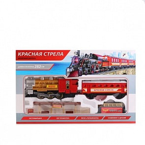 Железная дорога - Красная стрела, с дымом, свет и звук (Играем вместе, A144-H06049-R1sim)