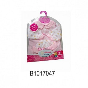 Комплект одежды для куклы, платье и шапка (Baby Dolls, B1017047sim)