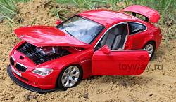 BMW 645 на радиоуправлении, 50 см., открываются двери, капот (Rastar, 1:10,14800/645-10) - миниатюра