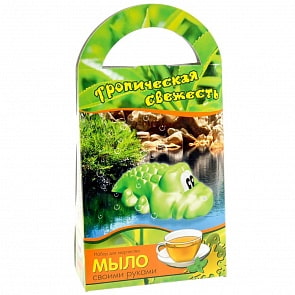Набор Мыло своими руками Тропическая свежесть с формочкой крокодила (Аромофабрика, С0206sim)