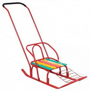 Санки - Кирюша-7К, красные (Вятские сани, 81345)