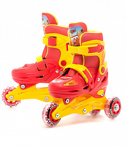Ролики раздвижные «Тачки Дисней» с мягким ботинком, размер 26-29 (Shantou, CARS SP (26-29)sim)