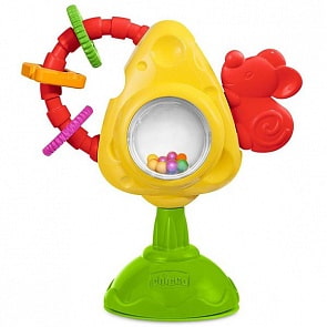 Игрушка для стульчика «Мышка с сыром и крекерами» (Chicco, 5832st)