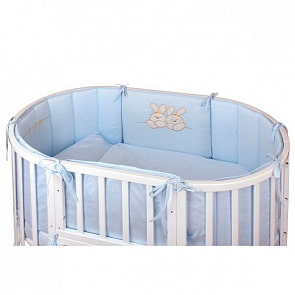 Комплект в кроватку - Leprotti, 6 предметов, голубой (Nuovita, 00-0013015_голубой)