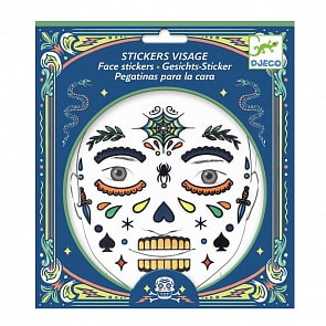 Наклейки для лица - Череп (Djeco, 9218/19)